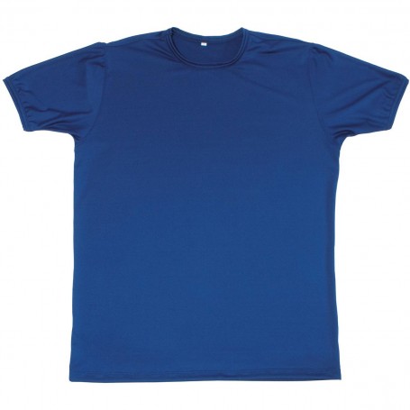 T-SHIRT TACTEL BLU TG.S