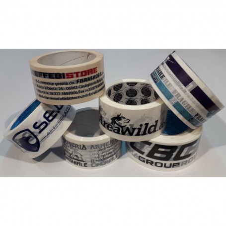 NASTRO ADESIVO PERSONALIZZATO H.5 CM 66 MT
