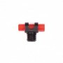 MIRINO ROSSO FLUO 2X7 FILETTO 3,0
