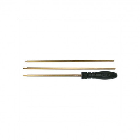 BACCHETTONE 3 PZ OTTONE CON MANOPOLA
