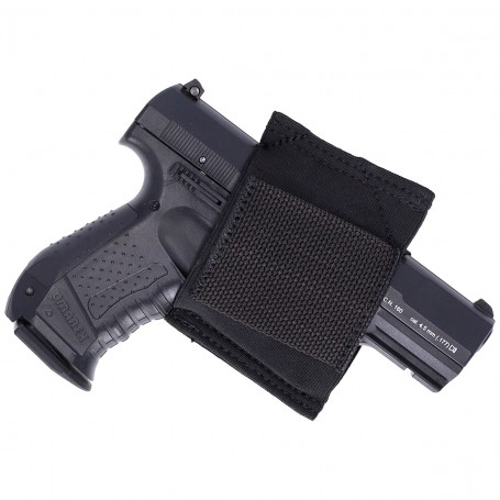 FONDINA PISTOLA ELASTICA NERA