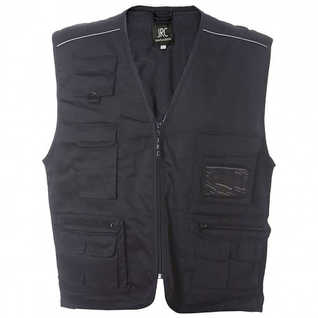 GILET NERO MULTI TG. M