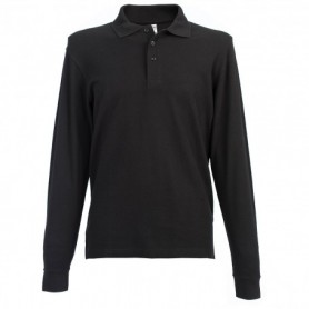 POLO M/L COL.NERO TG.XXL