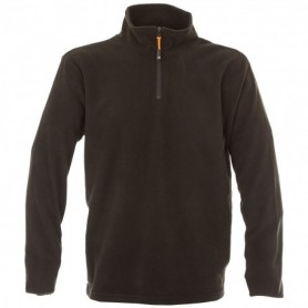 MICROPILE NERO 1/2 ZIP TG M