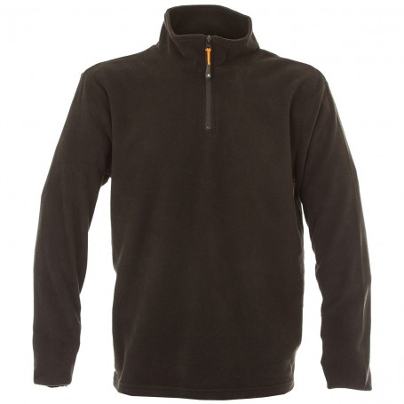MICROPILE NERO 1/2 ZIP TG XXL