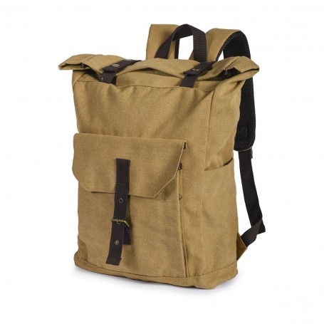 ZAINO CANVAS KAKI CM 51X30X12