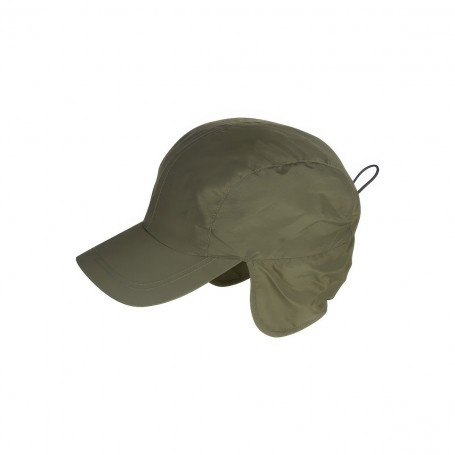 BERRETTO NYLON/PILE VERDE PARAORECCHIE