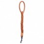 MANIGLIONE CUOIO DOP TRECCIA TRIPLA
